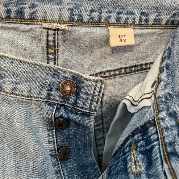 Abercrombie & Fitch 1892 Vintage Women’s Jeans 432-5J Sz 8R- Button Fly - Picture 5 of 6